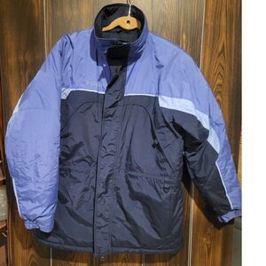 Columbia Fire Ridge Girls 14/16 Purple and Dark Gray Warm Ski Snowboard Jacket